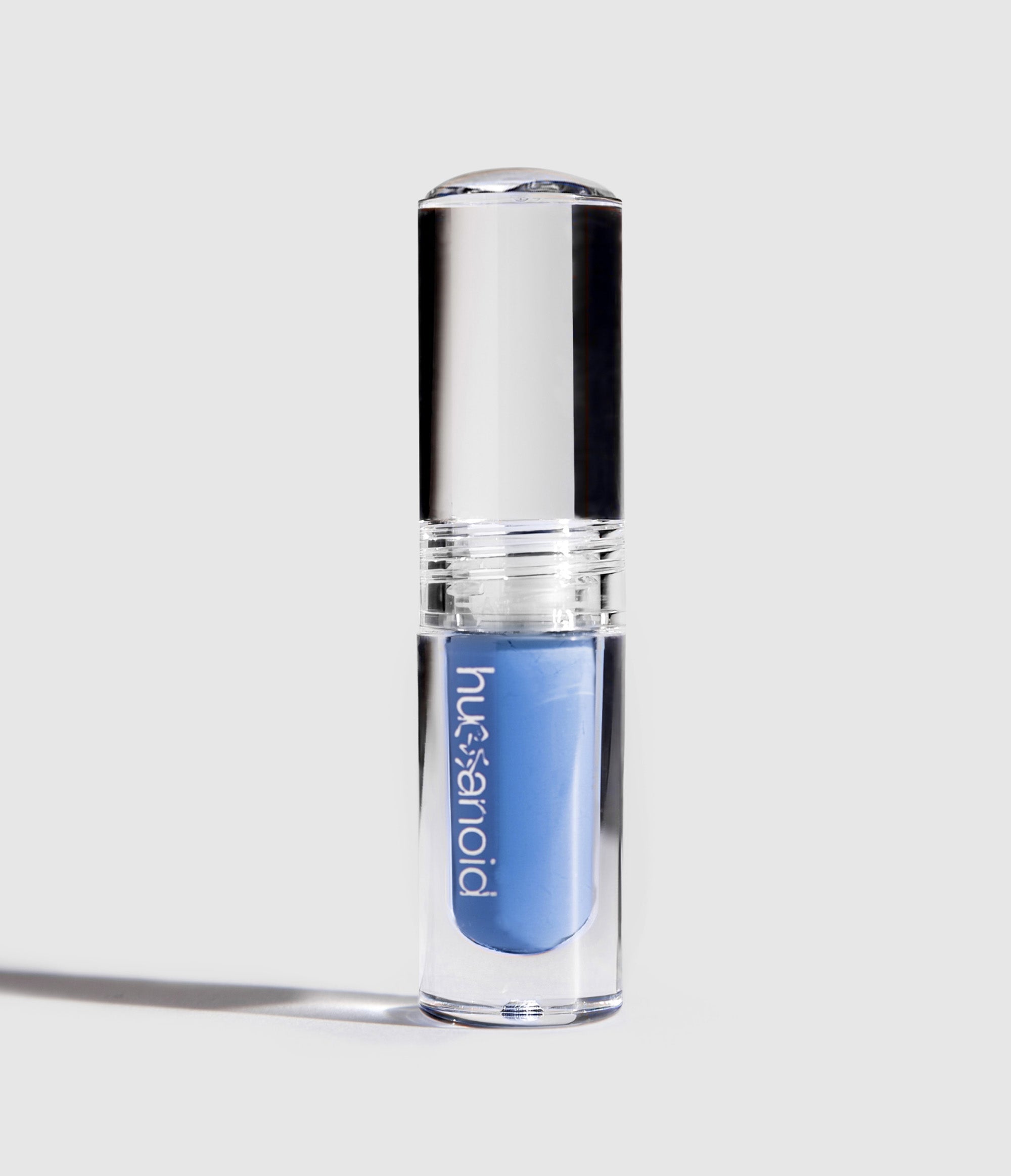 Close-up of Deepdive in Benitoite, showcasing vivid, waterproof, smudge-proof pigment that lasts up to 3 days.