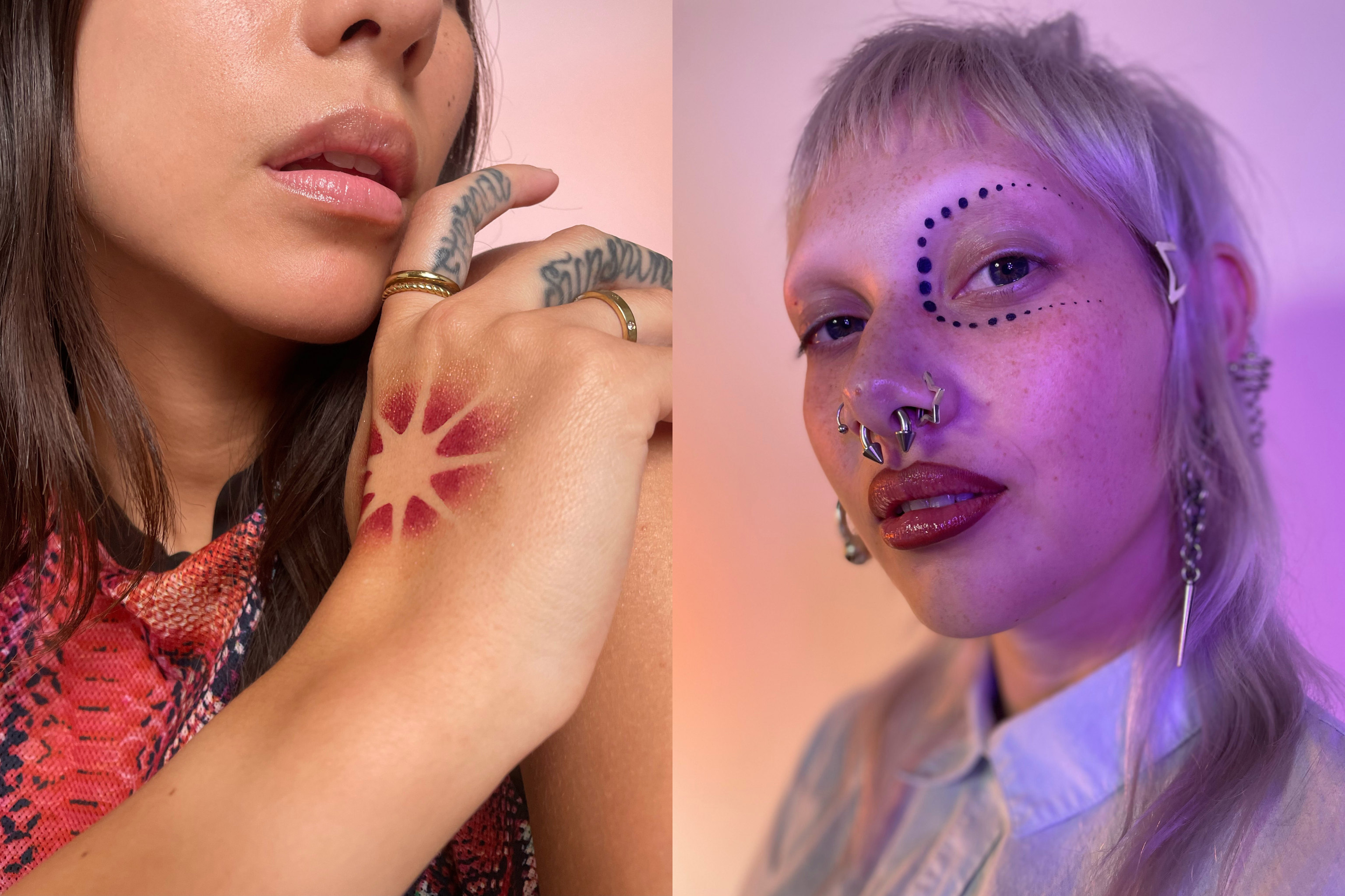models wearing humanoid skinwear