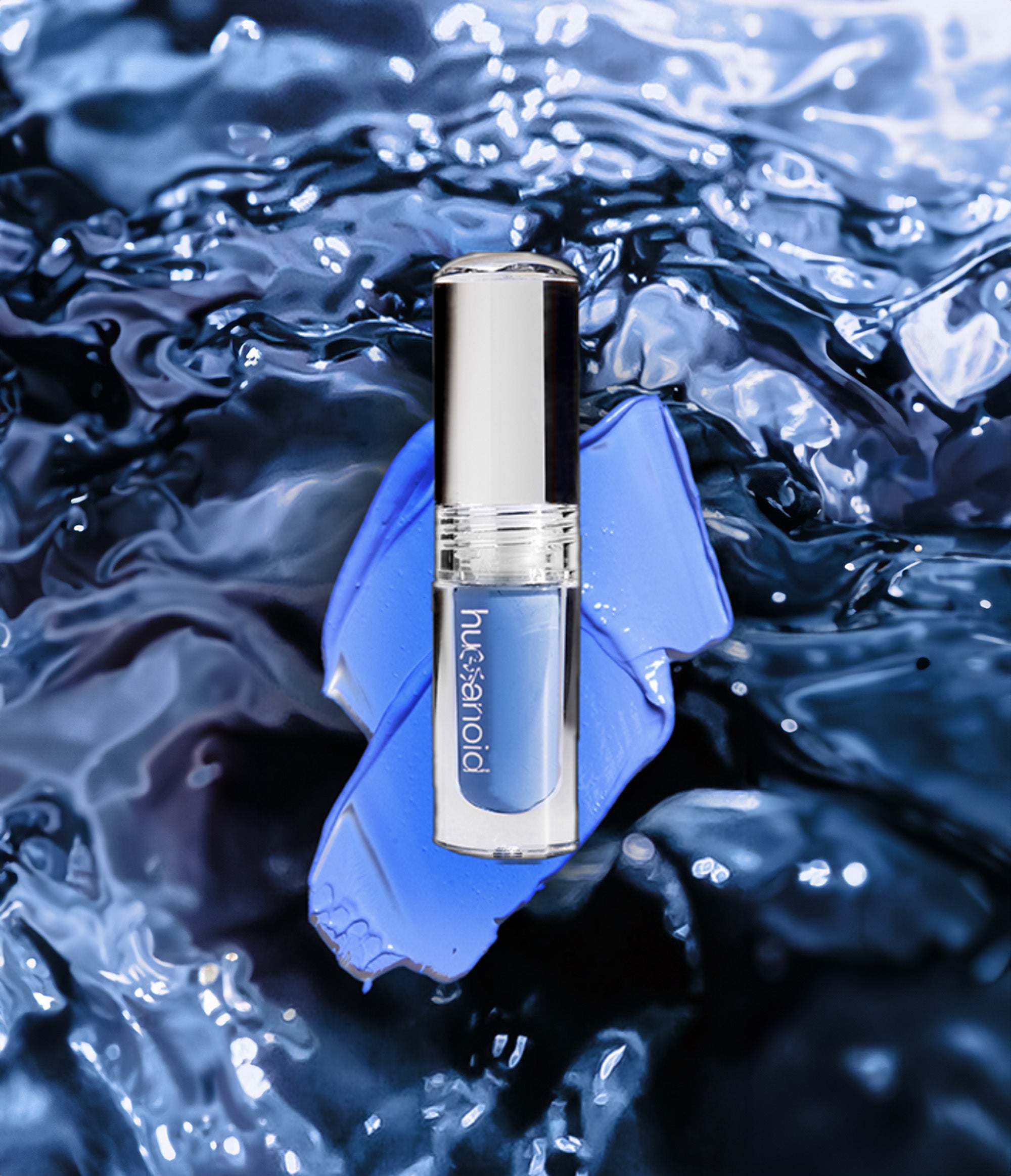 Close-up of Deepdive in Benitoite, an opaque matte cornflower blue