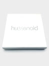Close up of the humanoid logo on the white box containing the Trial Bundle