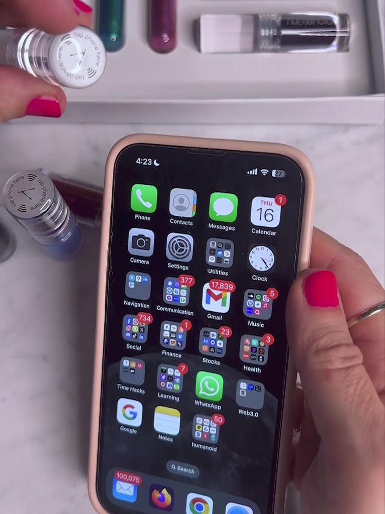 video of NFC technology and Humanoid app 