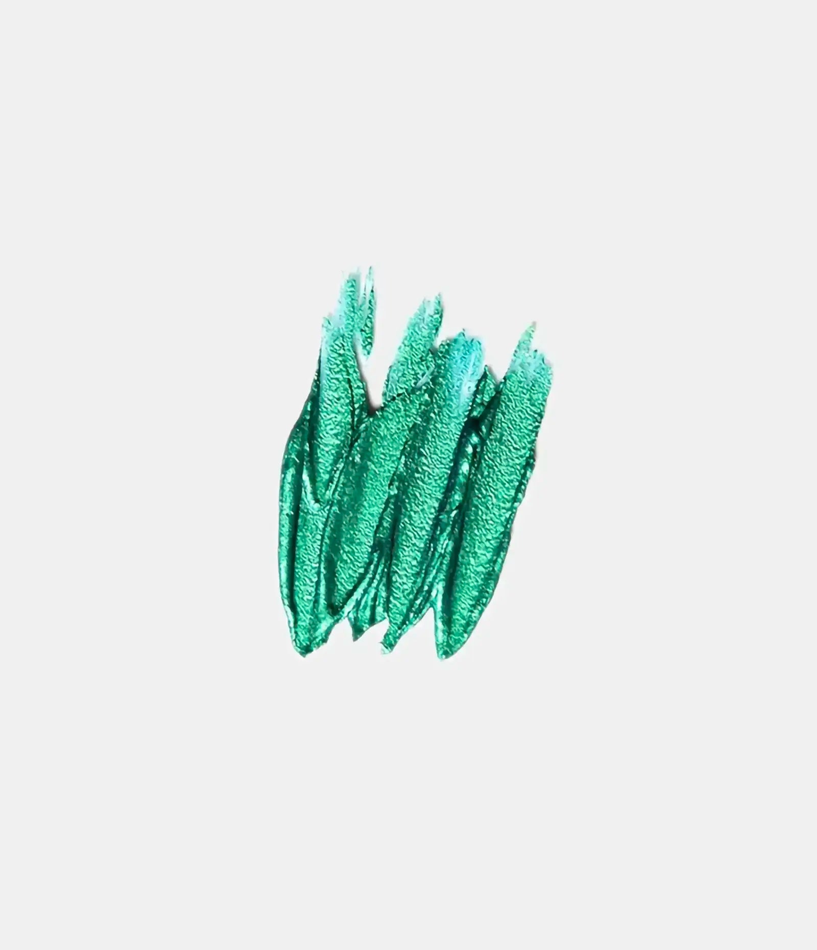 var:figeater | figeater gel wand makeup texture smear showing emerald pigment with bronze and violet tones