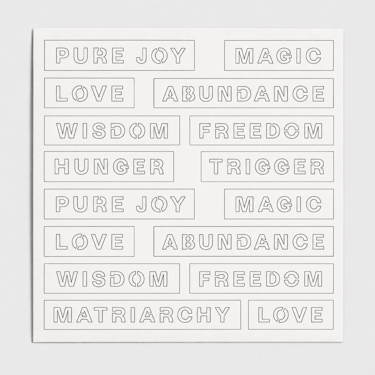 sprāy stencil pack
